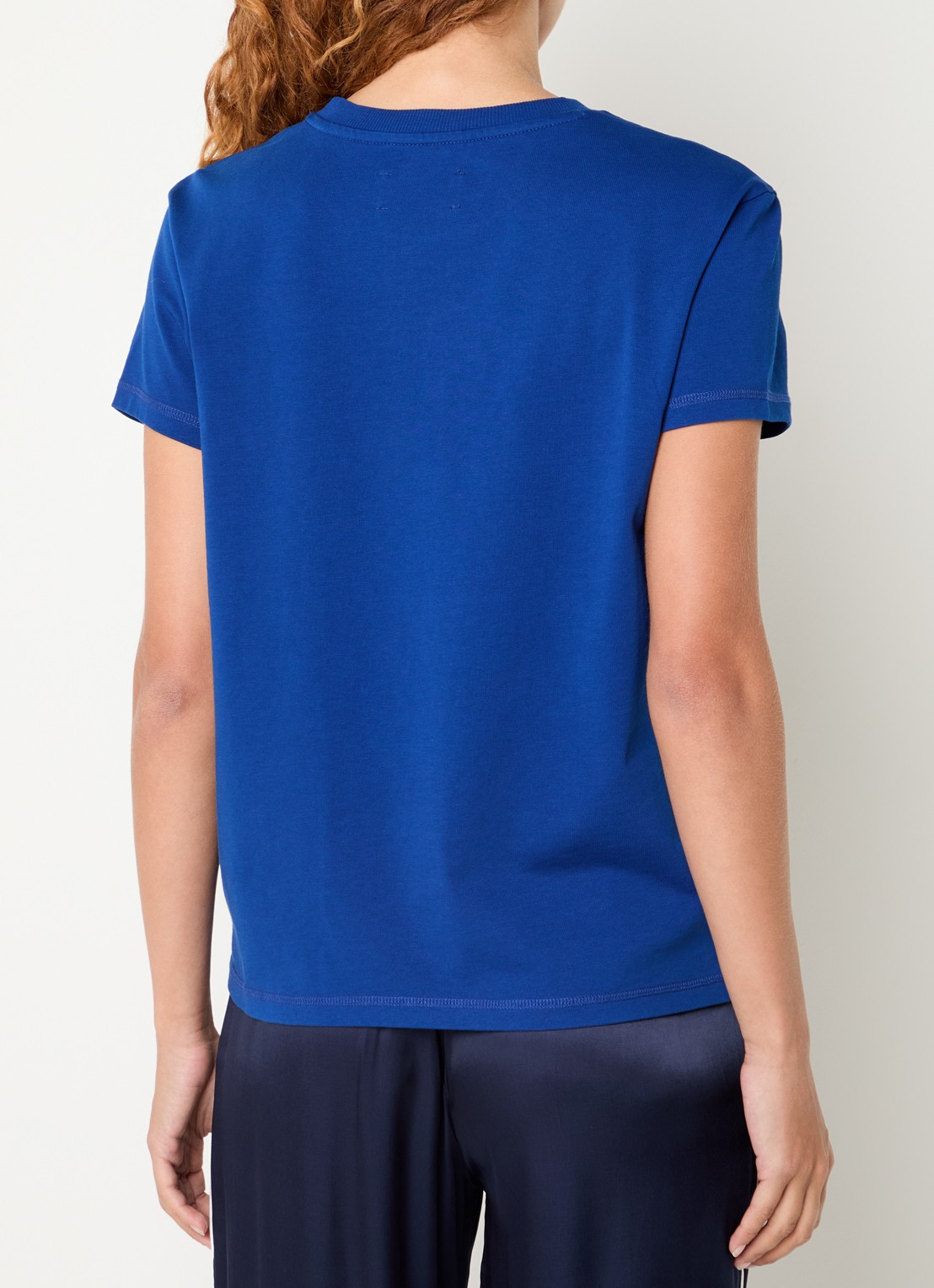 Zadig&Voltaire Walk T-shirt met print en strass - achterkant 4 blauw