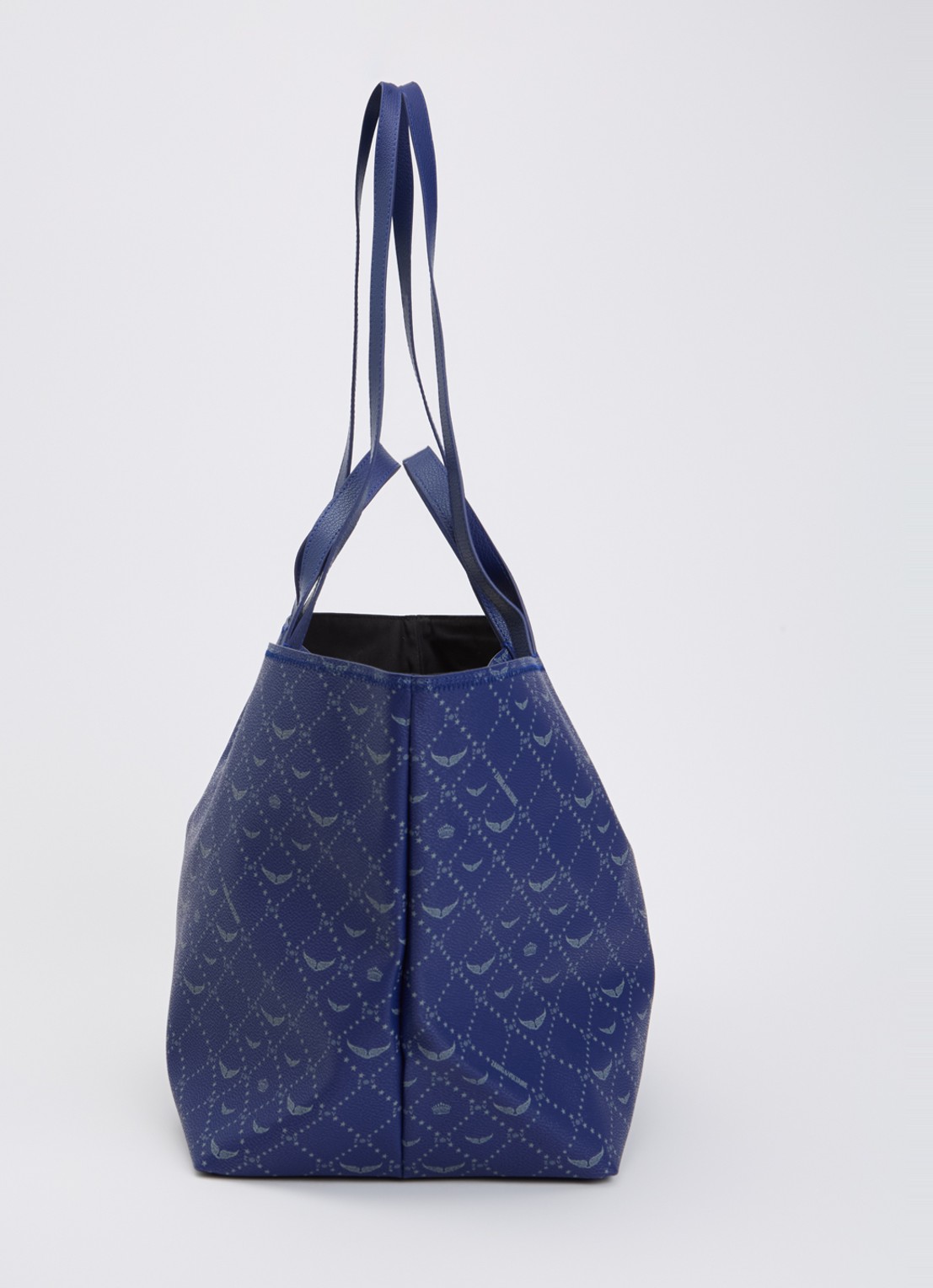 Zadig&Voltaire XL shopper met logoprint - detail 3 donkerblauw