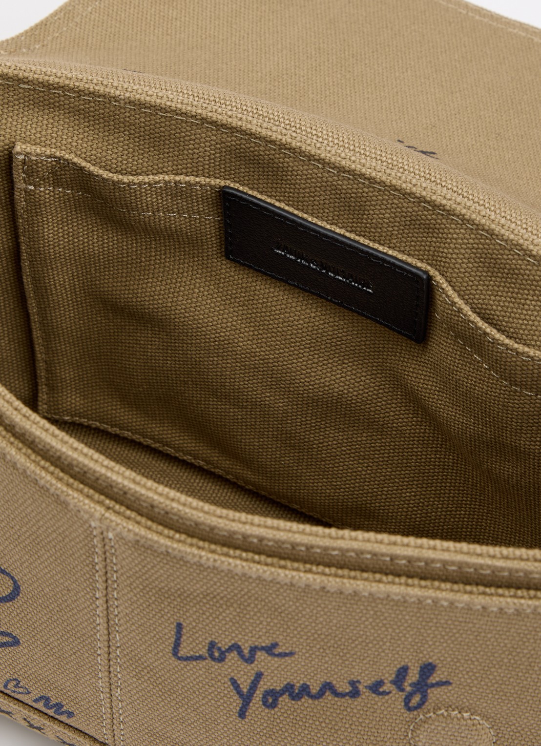 Zadig&Voltaire Z Camp Satchel schoudertas van canvas - detail 2 khaki