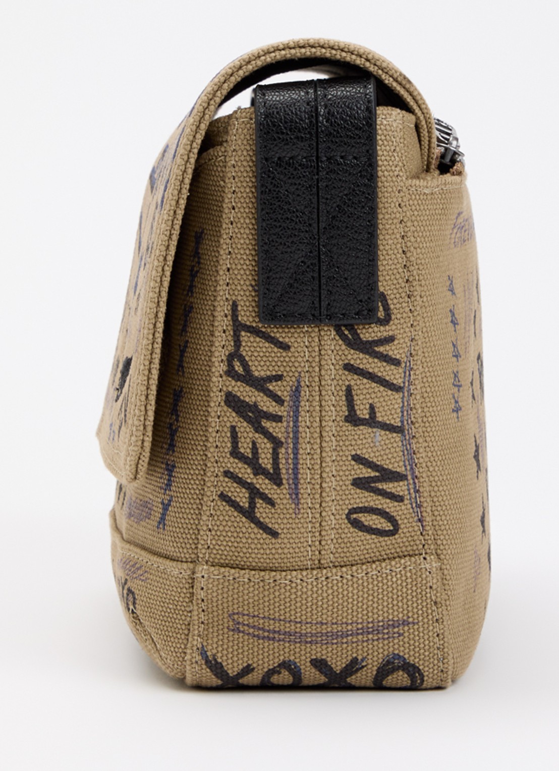 Zadig&Voltaire Z Camp Satchel schoudertas van canvas - detail 3 khaki