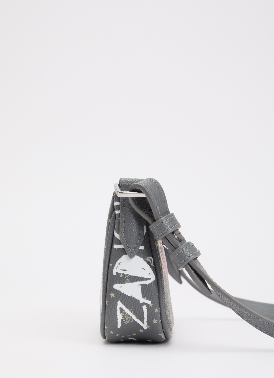 Zadig&Voltaire Z Pocket schoudertas met print - detail 3 grijs