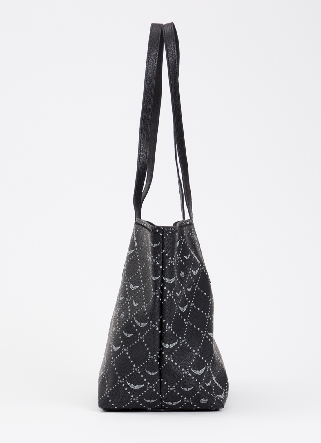 Zadig&Voltaire Z shopper met logoprint - detail 3 zwart