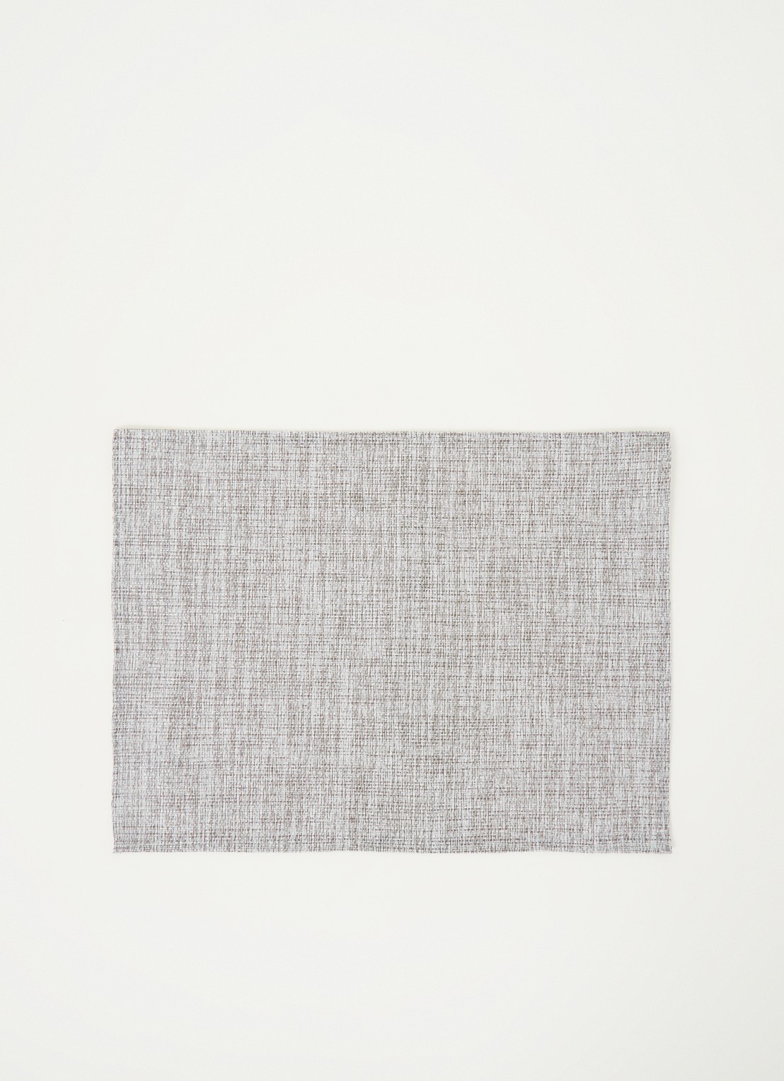 ZicZac Rib placemat 33 x 45 cm - voorkant 2 grijs
