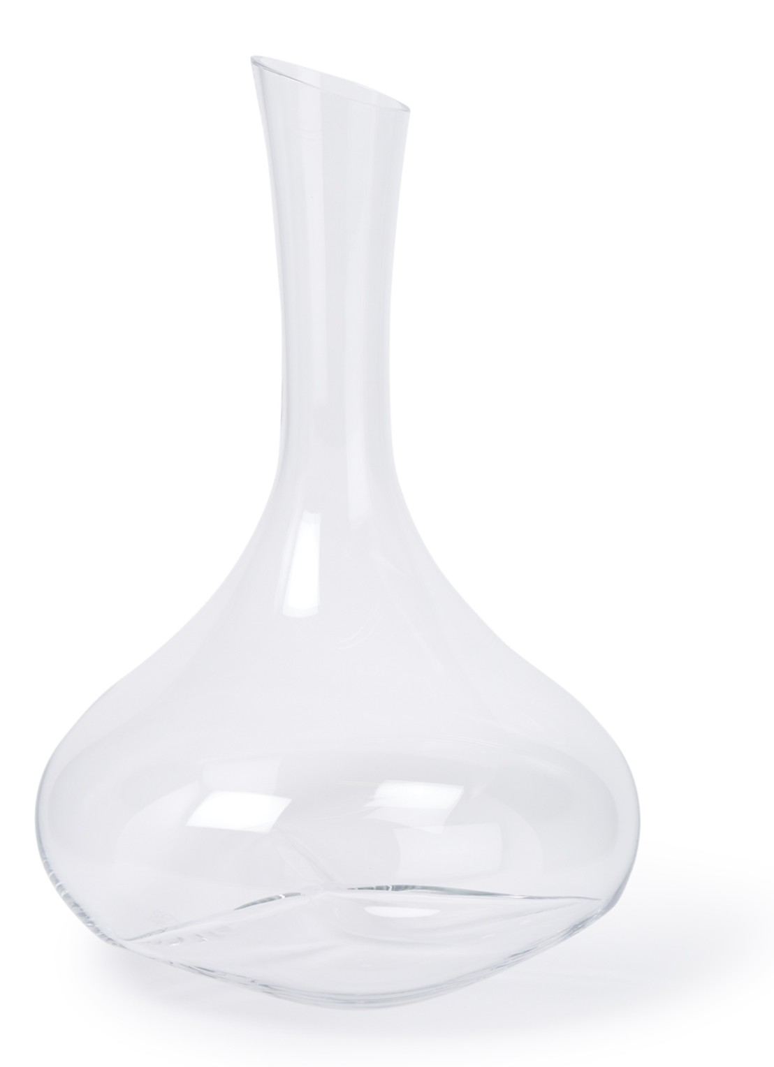 Zieher Pebble decanteerkaraf 1,8 liter - voorkant transparant
