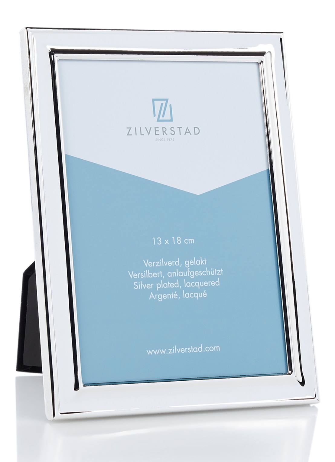 Zilverstad Berlin fotolijst 13 x 18 cm - voorkant zilver