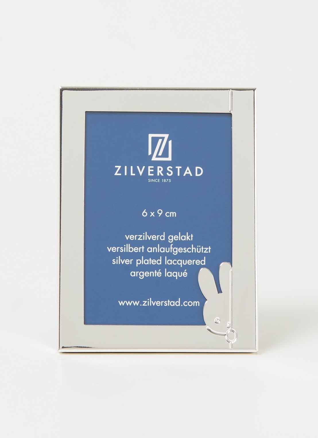 Zilverstad Nijntje fotolijst 7,5 x 10 cm - voorkant 3 zilver