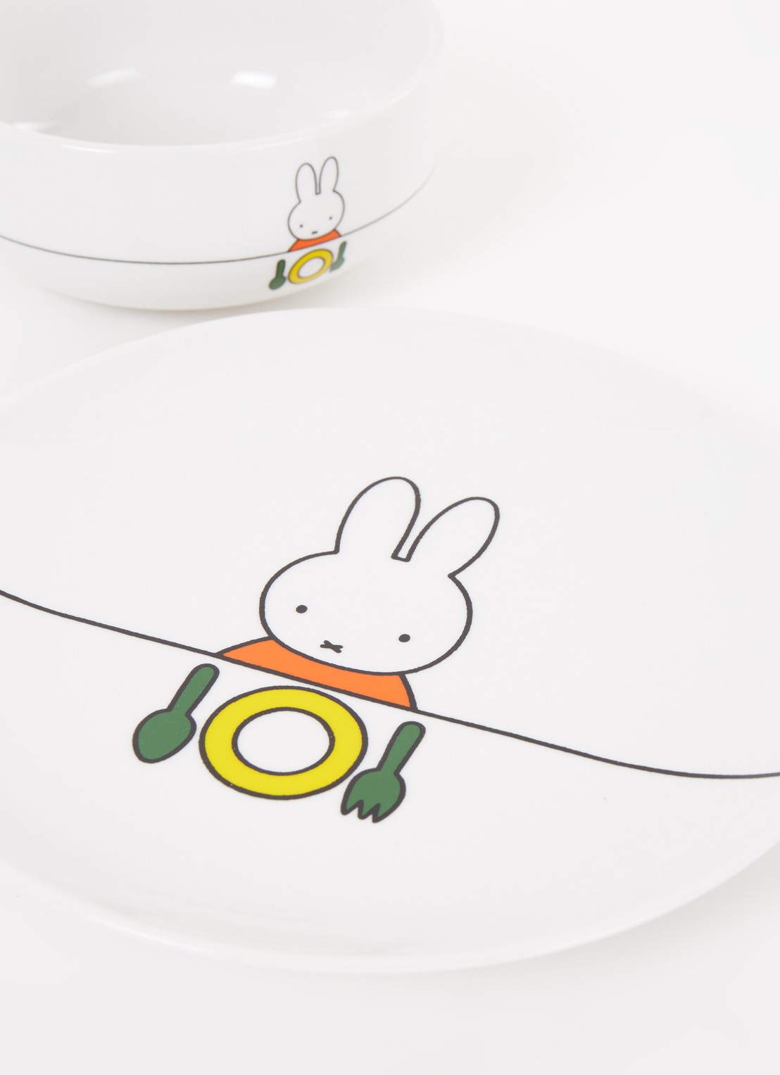 Zilverstad Nijntje kinderservies 6-delig - detail 3 wit