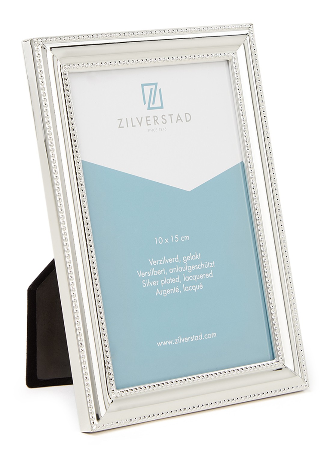 Zilverstad Parel fotolijst 10 x 15 cm - voorkant undefined