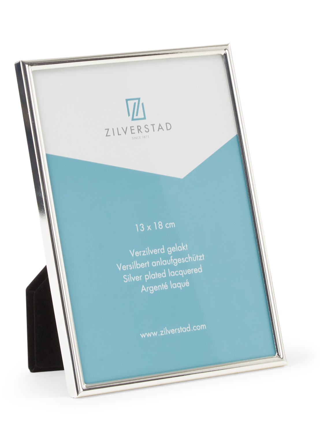Zilverstad Sweet Memory fotolijst 13,5 x 18,5 cm - voorkant zilver