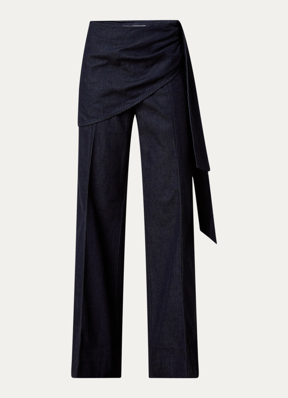 Zimmermann High waist flared jeans met donkere wassing - voorkant 2 indigo
