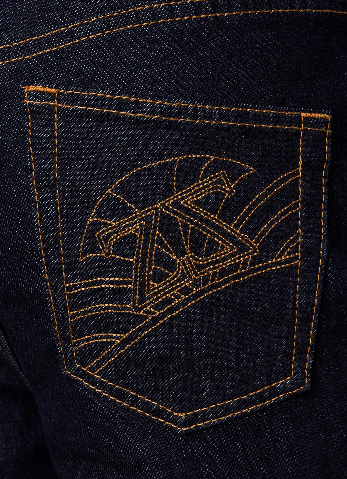 Zimmermann Mid waist flared fit jeans met donkere wassing - detail 4 blauw