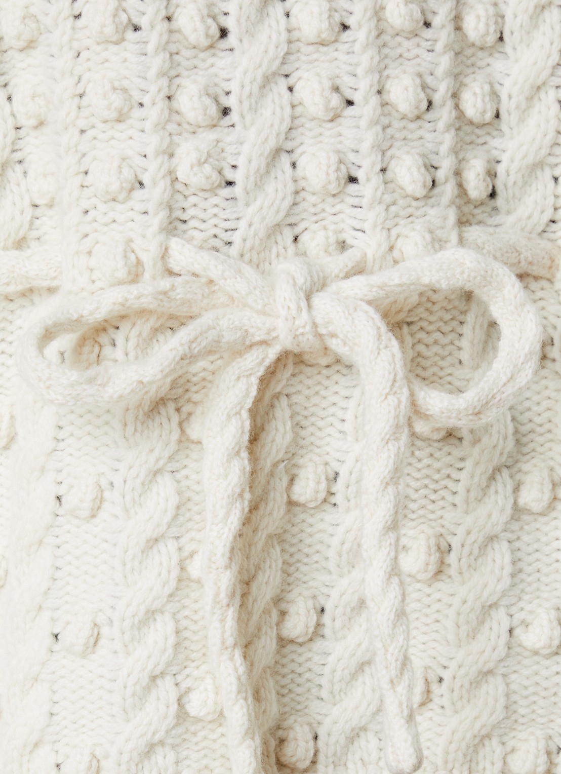 Zimmermann Trui van wol met opstaande kraag - detail 2 gebroken wit