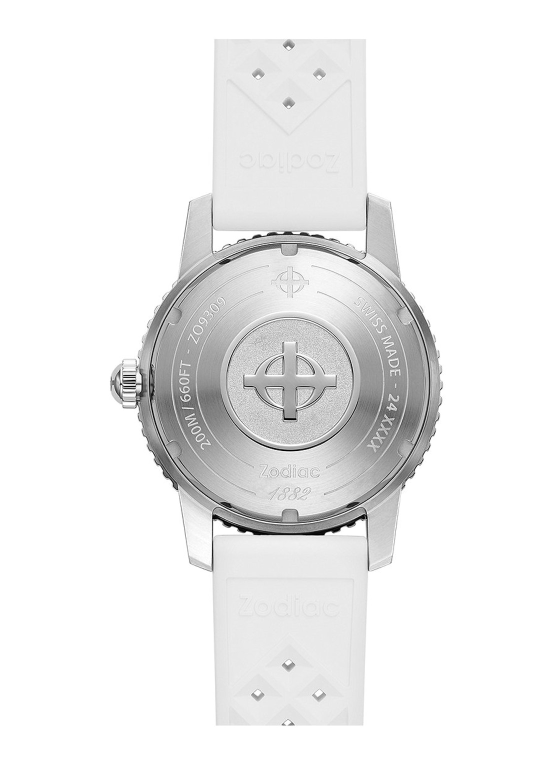 Zodiac Compression Diver Ii horloge ZO9309 - detail 3 wit