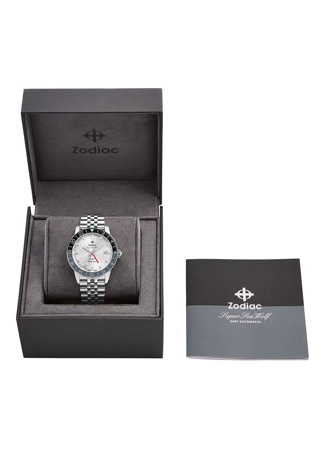 Zodiac Gmt horloge ZO9415 - detail 6 zilver