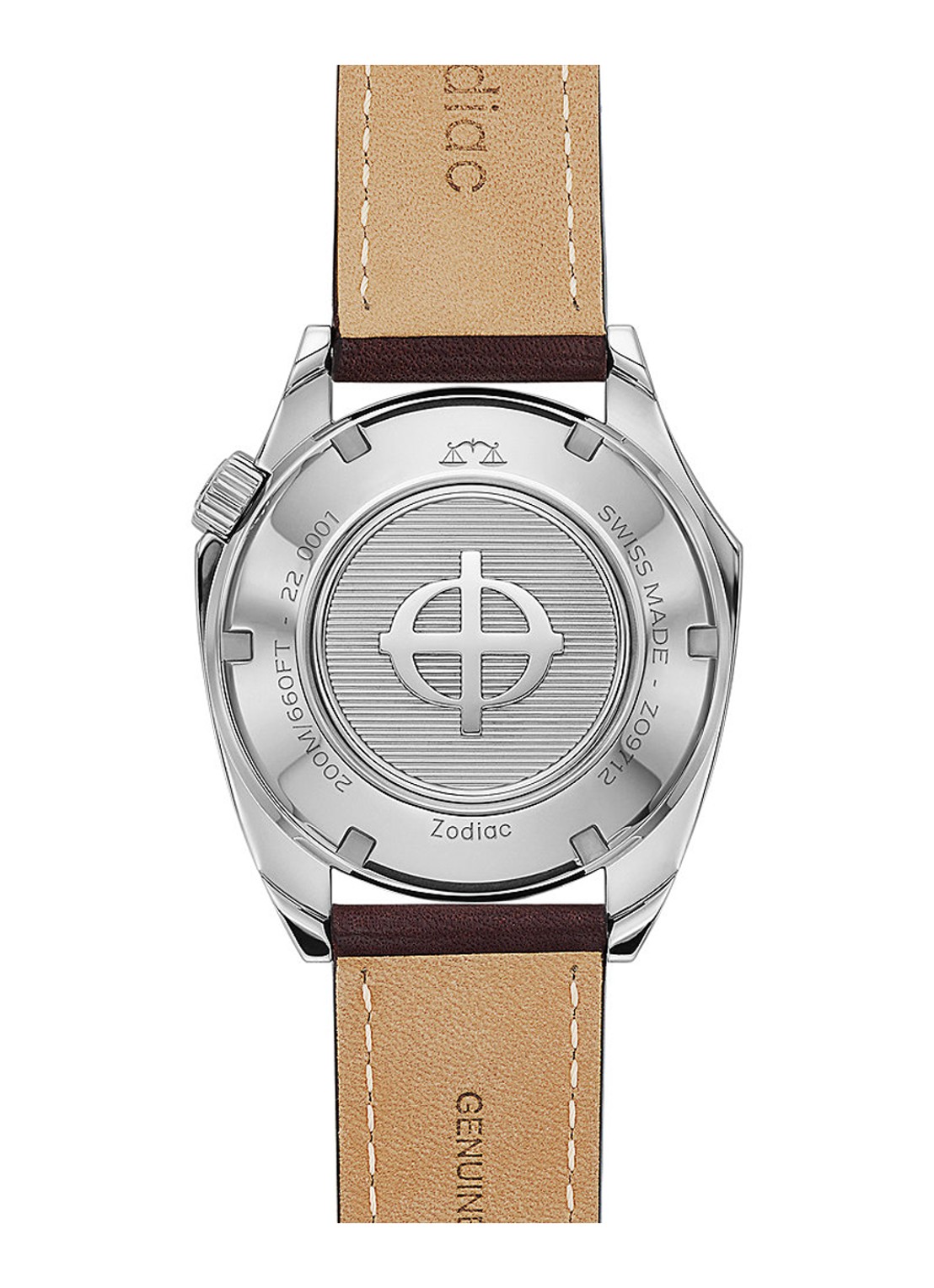 Zodiac Horloge ZO9712 - detail 4 zilver