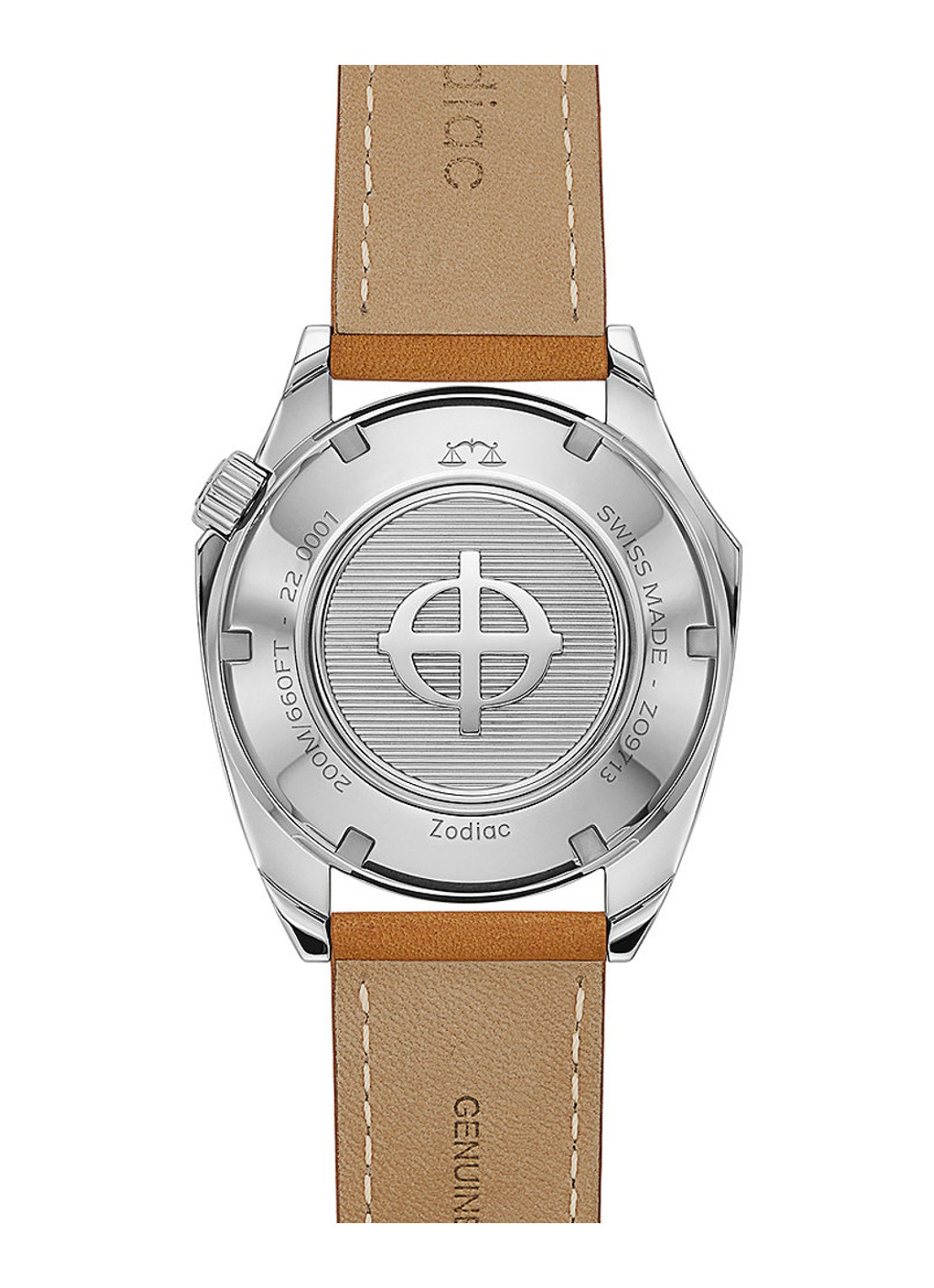 Zodiac Horloge ZO9713 - detail 4 zilver