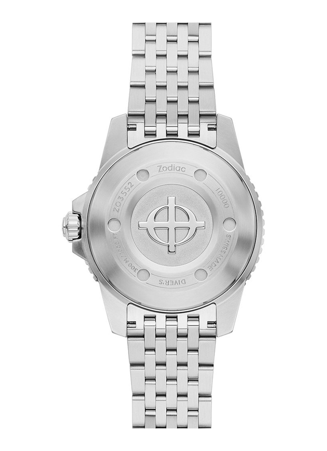 Zodiac Super Sea Wolf horloge ZO3552 - detail 3 zilver