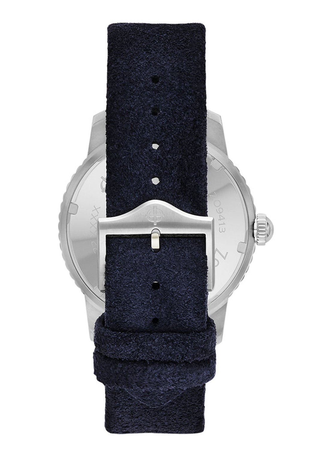 Zodiac Super Sea Wolf Swiss GMT horloge ZO9413 - detail zilver