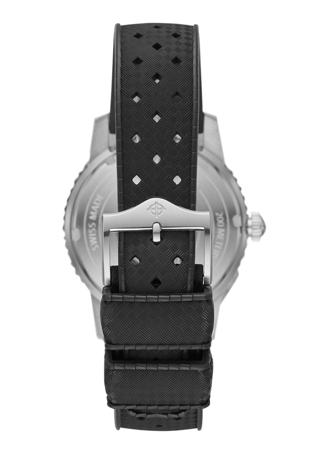 Zodiac Super Seawolf horloge ZO9275 - detail zwart
