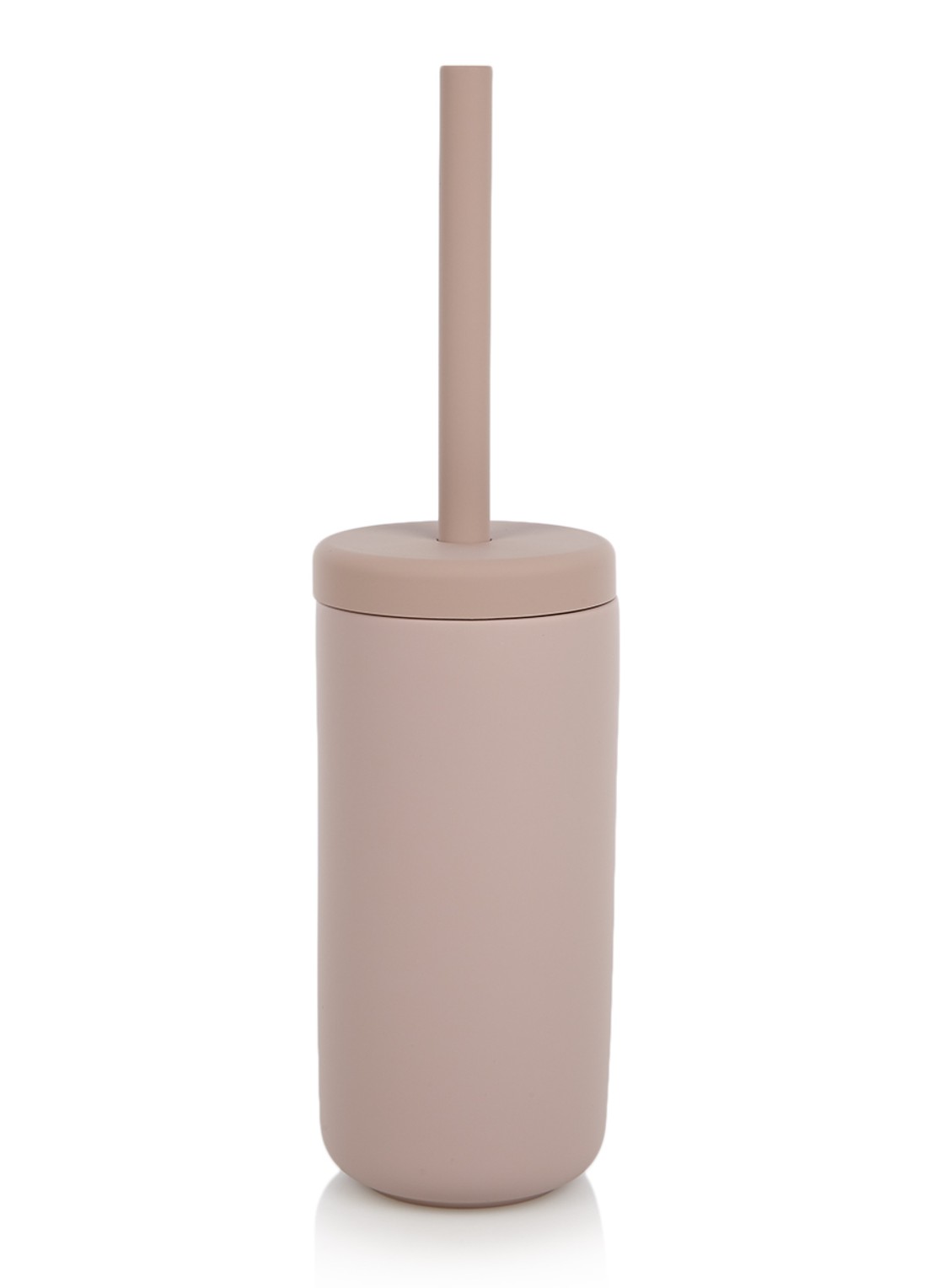 Zone Bulli toiletborstel met houder - voorkant oudroze