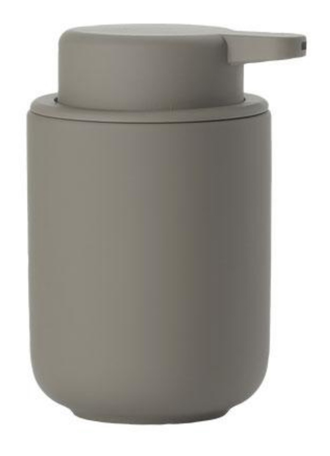 Zone Denmark Ume zeepdispenser van keramiek - voorkant taupe