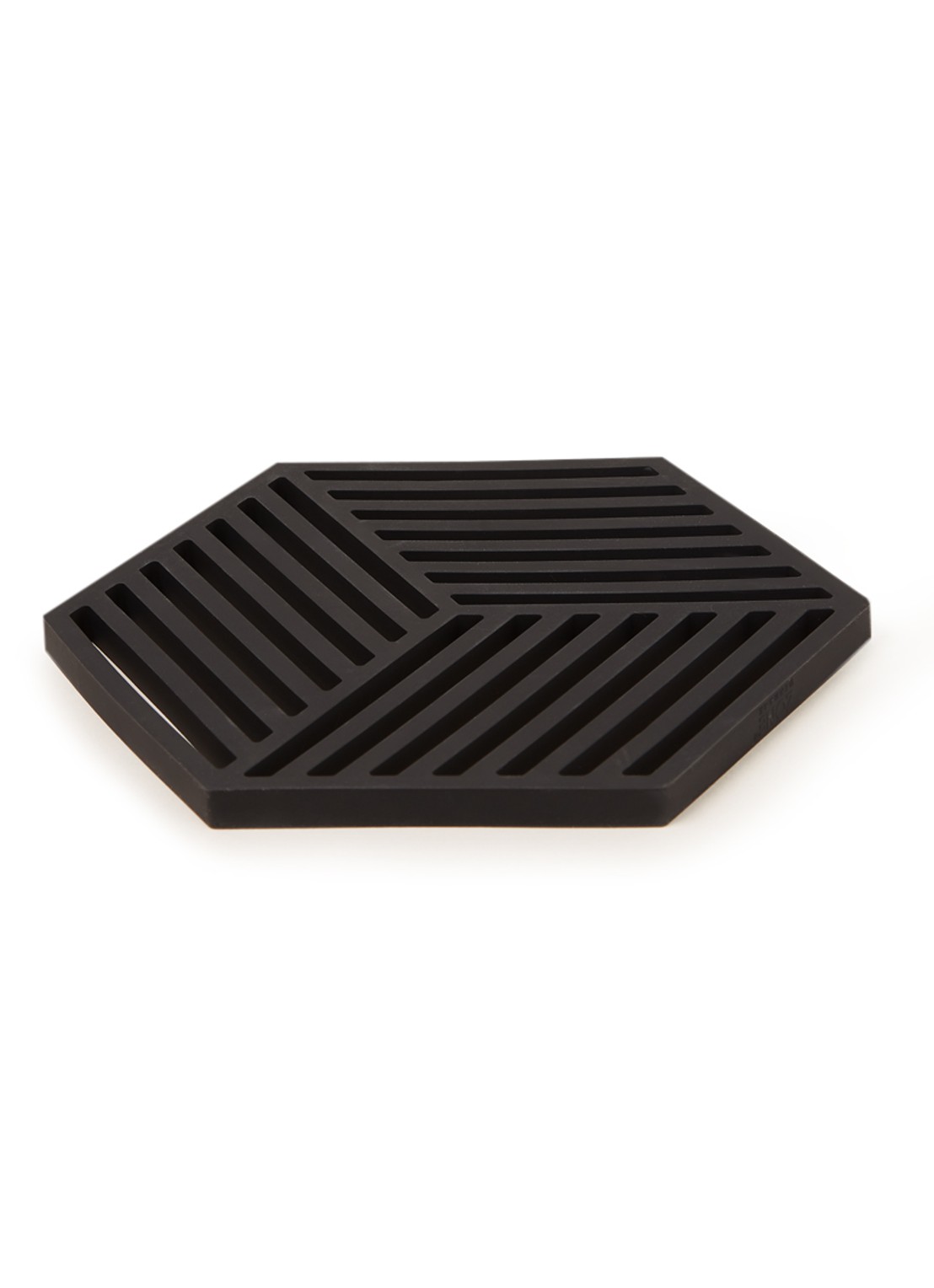 Zone Hexagon onderzetter - voorkant 2 zwart