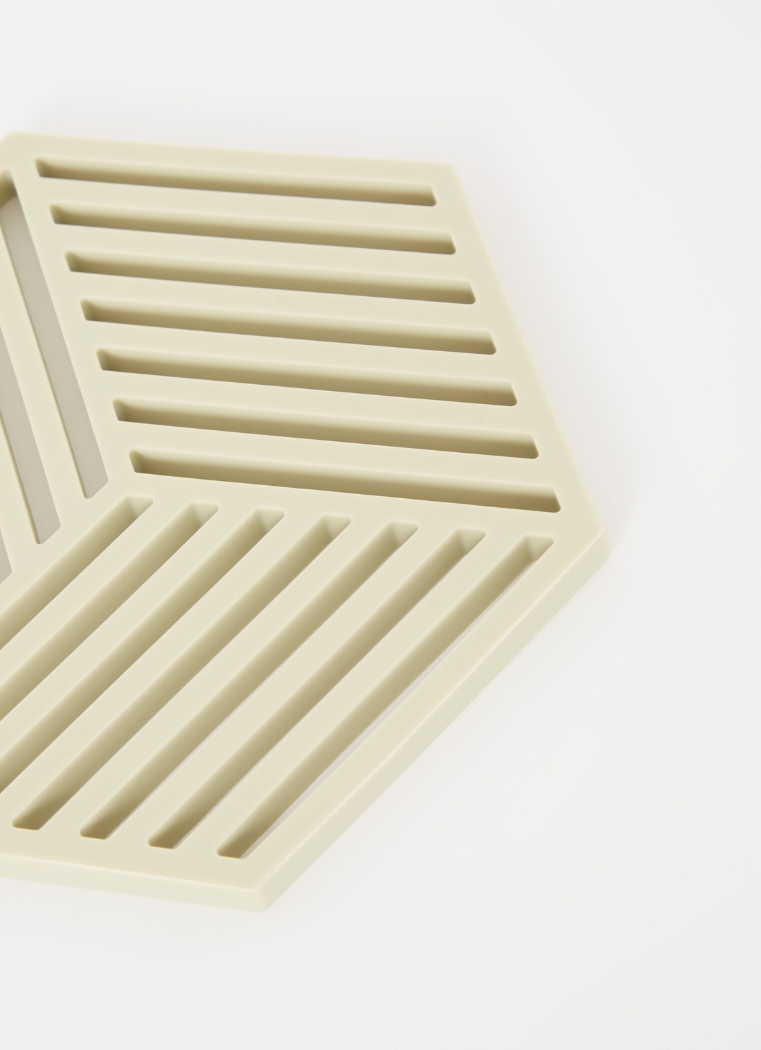 Zone Hexagon onderzetter - detail 3 lime