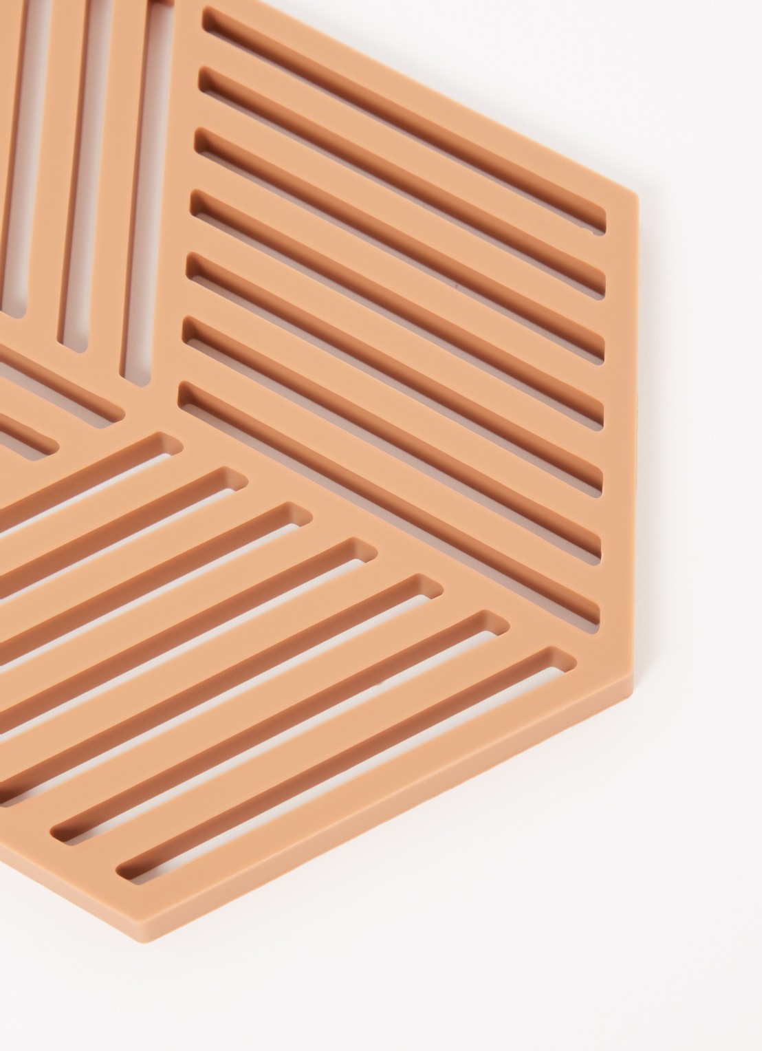 Zone Hexagon onderzetter - voorkant 3 roze