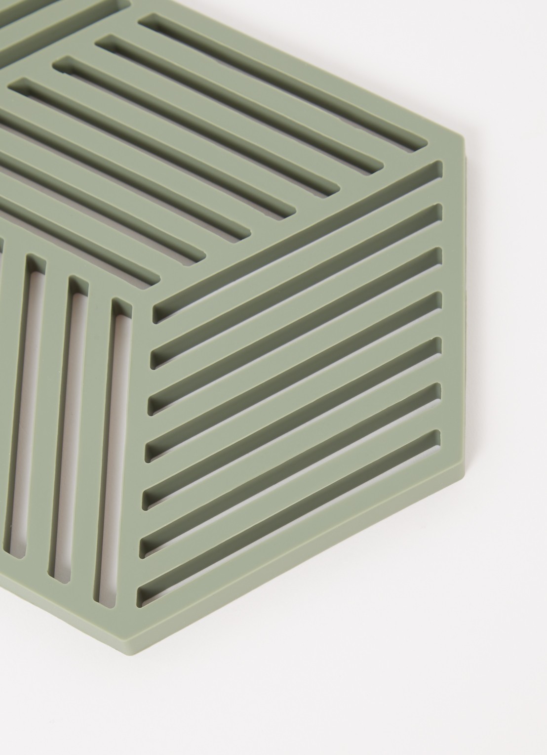 Zone Hexagon onderzetter - voorkant 2 groen