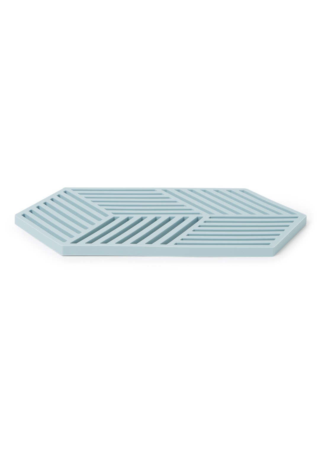 Zone Hexagon onderzetter - voorkant blauw
