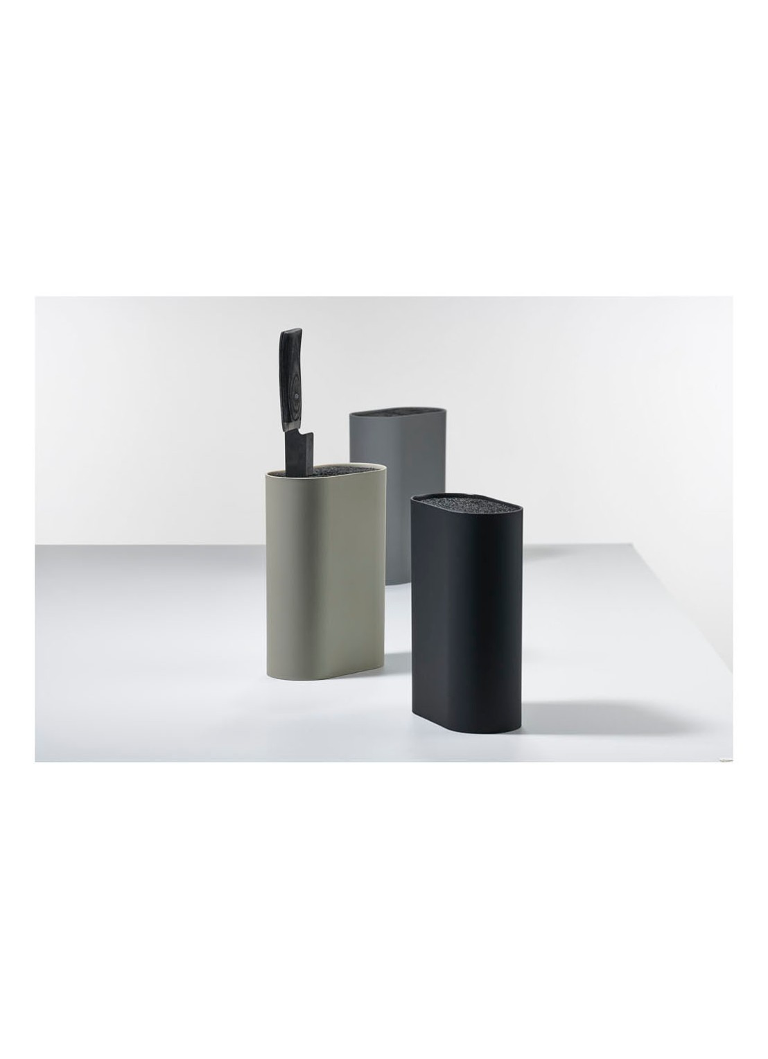 Zone Singles messenblok 25 cm - voorkant 3 zwart