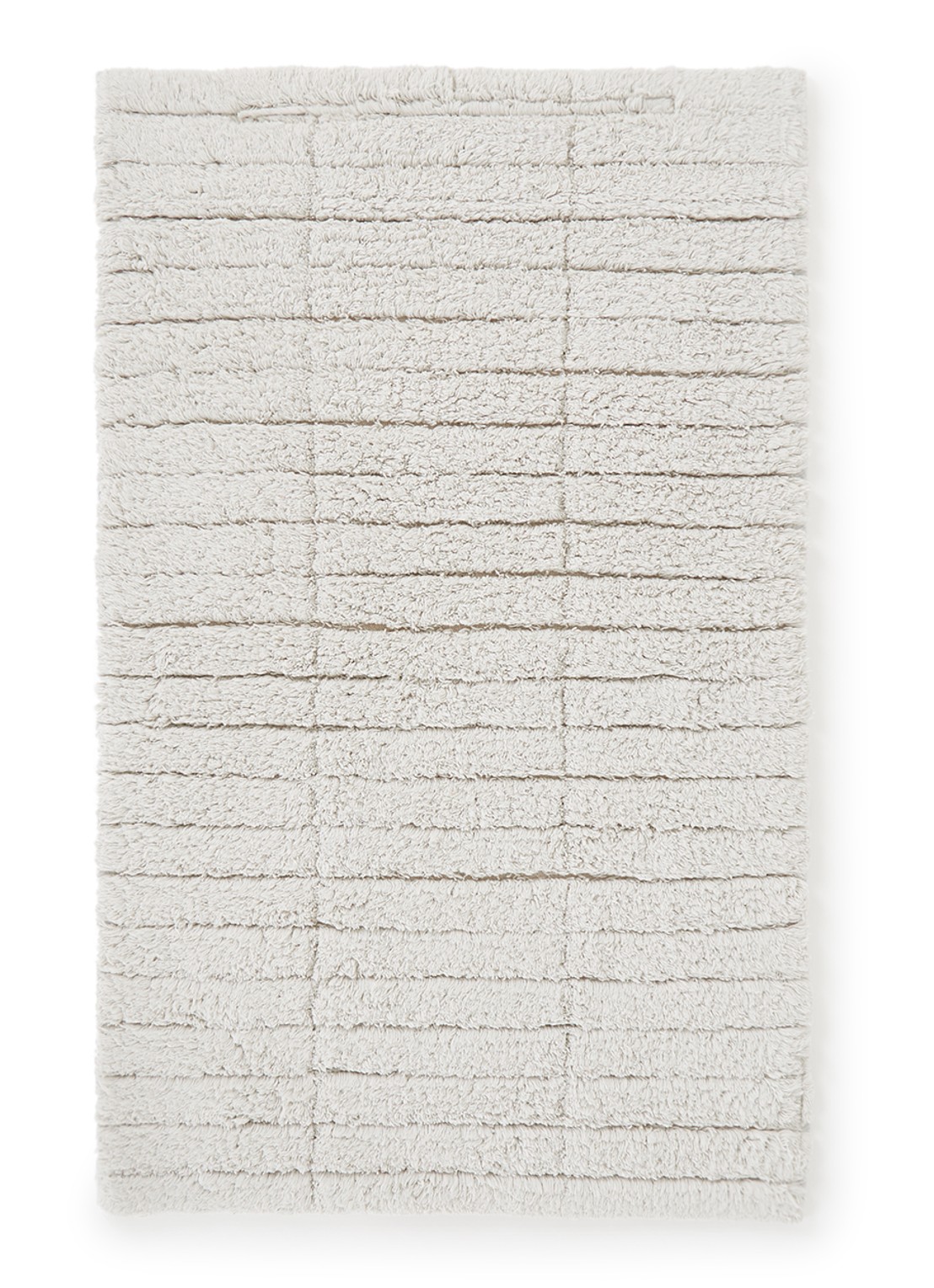 Zone Tiles badmat 50 x 80 cm - voorkant lichtgrijs