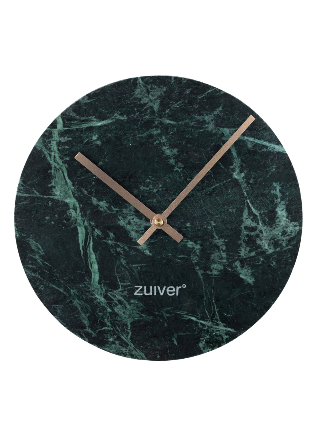 Zuiver Marble Time klok - voorkant groen