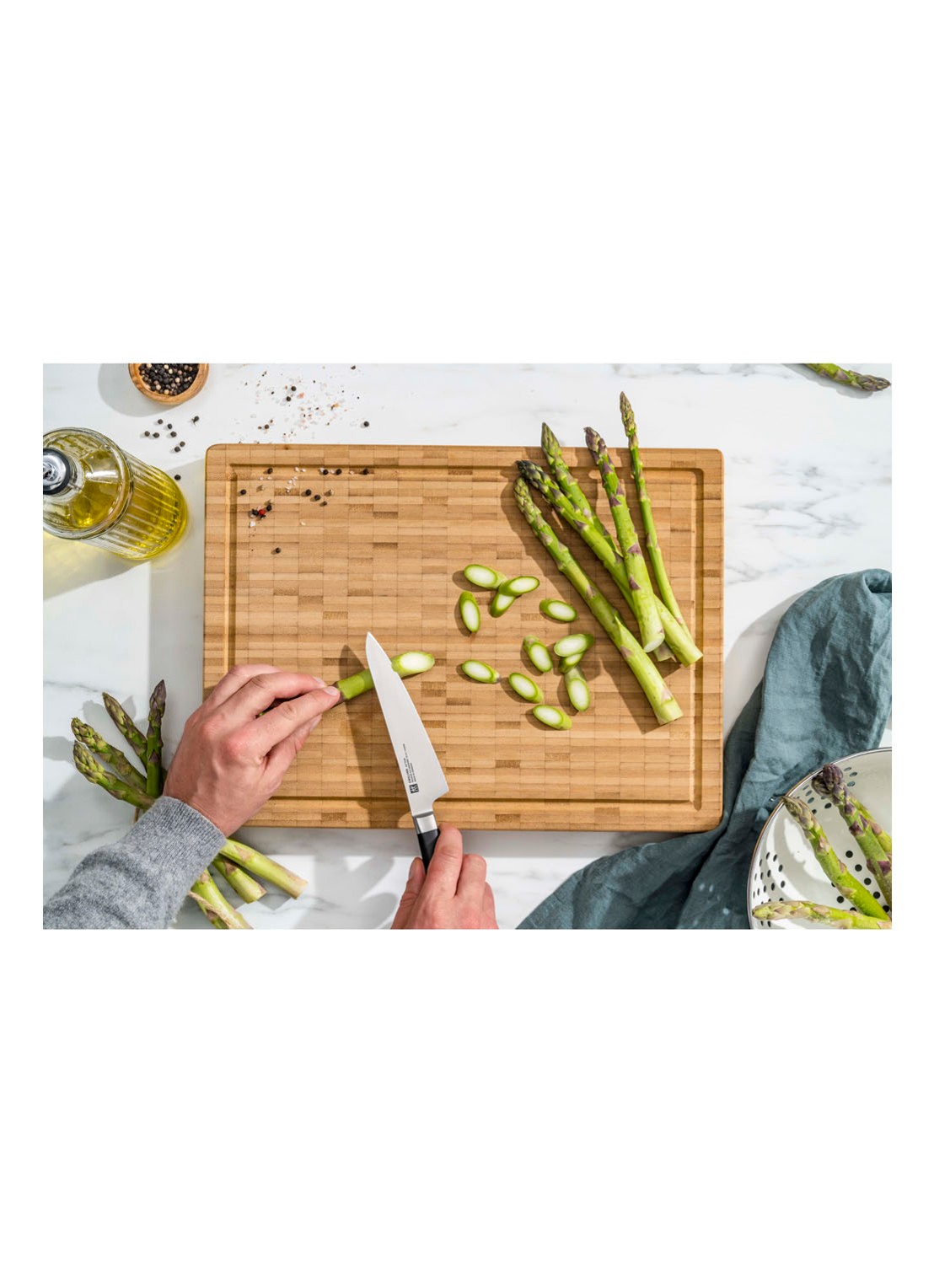 Zwilling All Star koksmes 14 cm - detail zwart