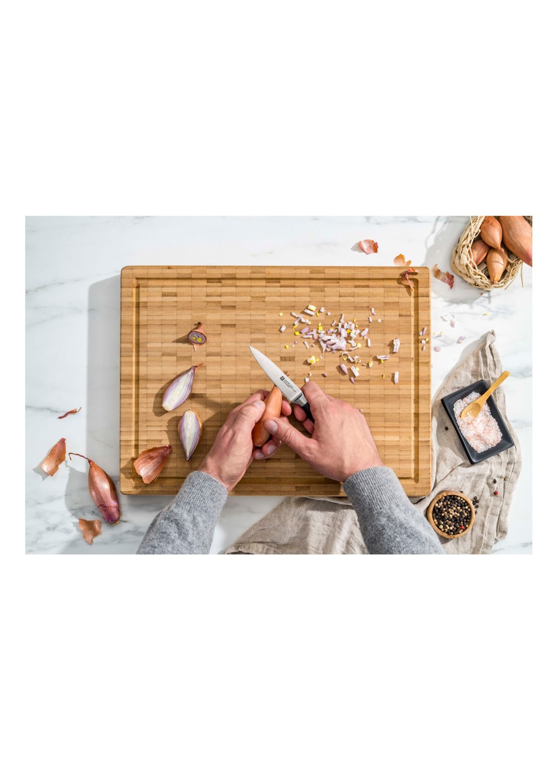 Zwilling All Star schil- en garneermes 10 cm - detail 3 zwart