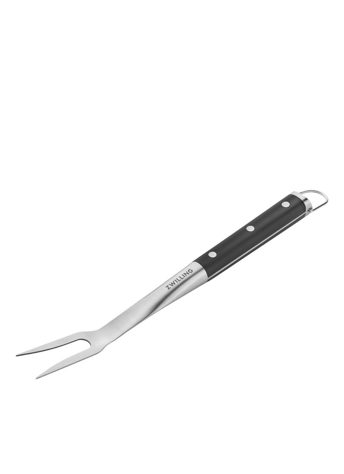 Zwilling Barbecue vleesvork 41 cm - voorkant 4 zilver