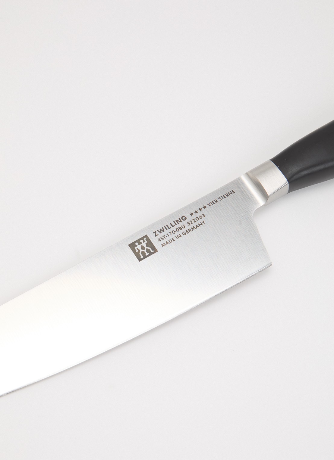 Zwilling Bunka mes 17 cm  - voorkant 2 zilver