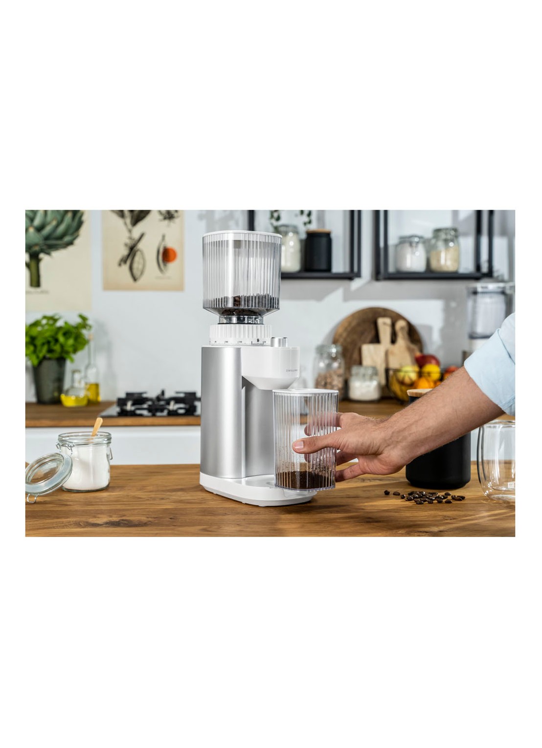 Zwilling Enfinigy koffiemolen 53104-600-0 - detail 6 zilver