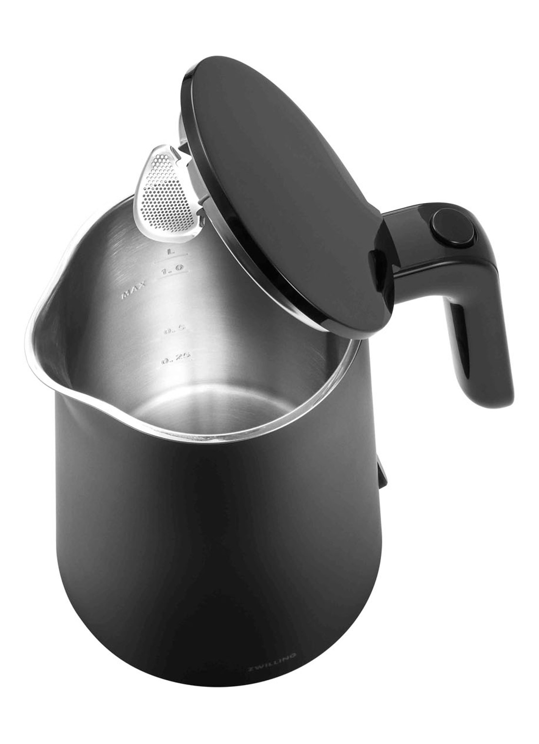 Zwilling Enfinigy Mini waterkoker 1 liter - voorkant 2 zwart