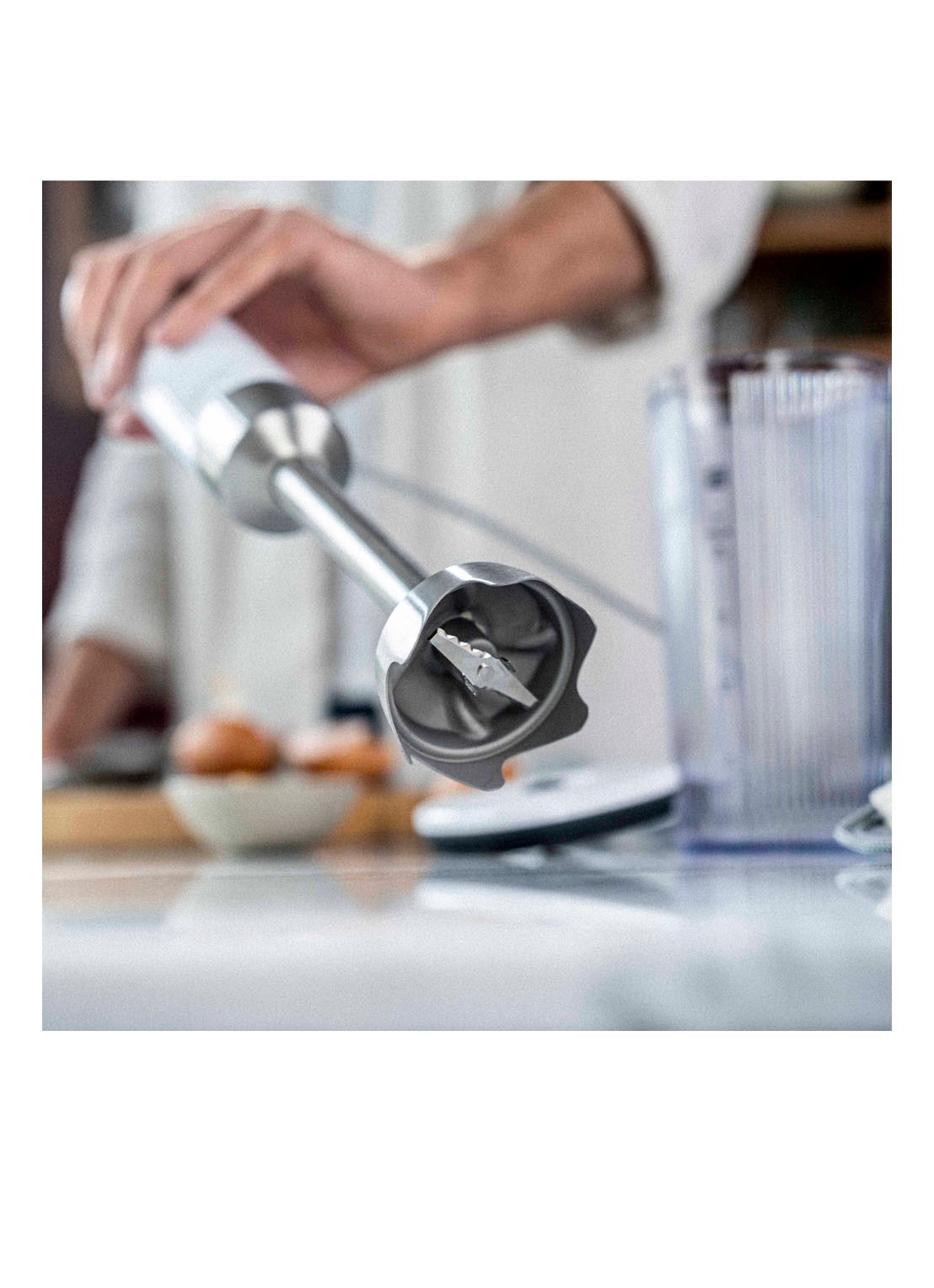 Zwilling Enfinigy staafmixer  - detail 6 wit