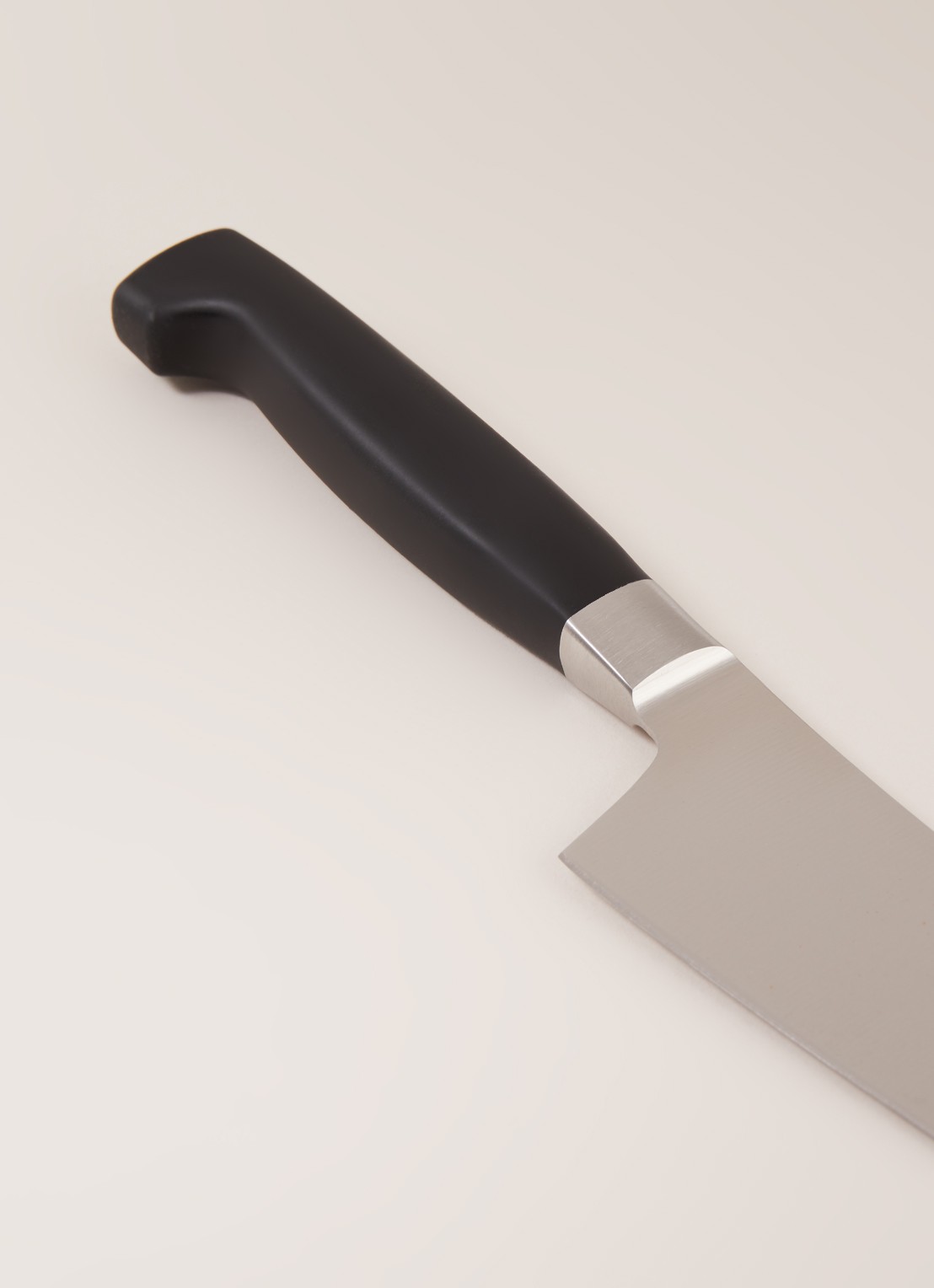 Zwilling Four Star compact koksmes - detail zilver