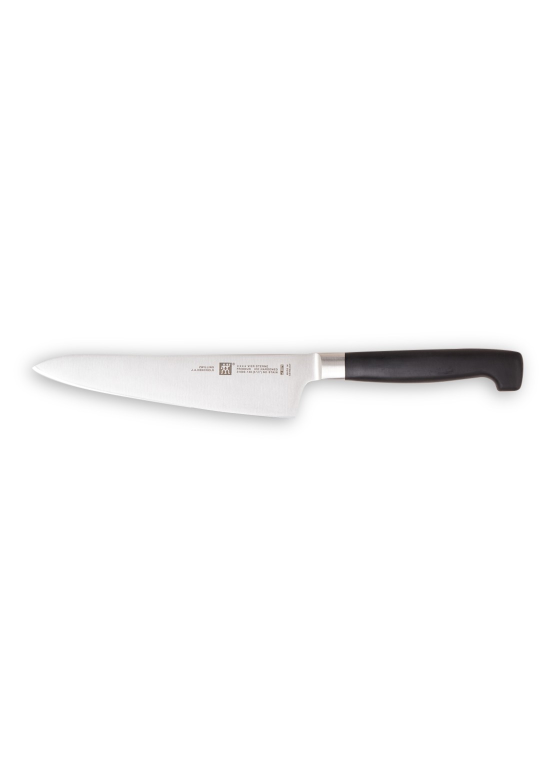 Zwilling Four Star compact koksmes - voorkant 2 zilver