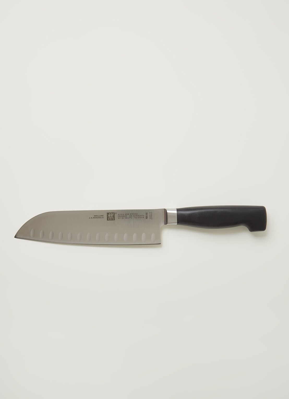 Zwilling Four Star santokumes 31 cm - voorkant 2 zwart