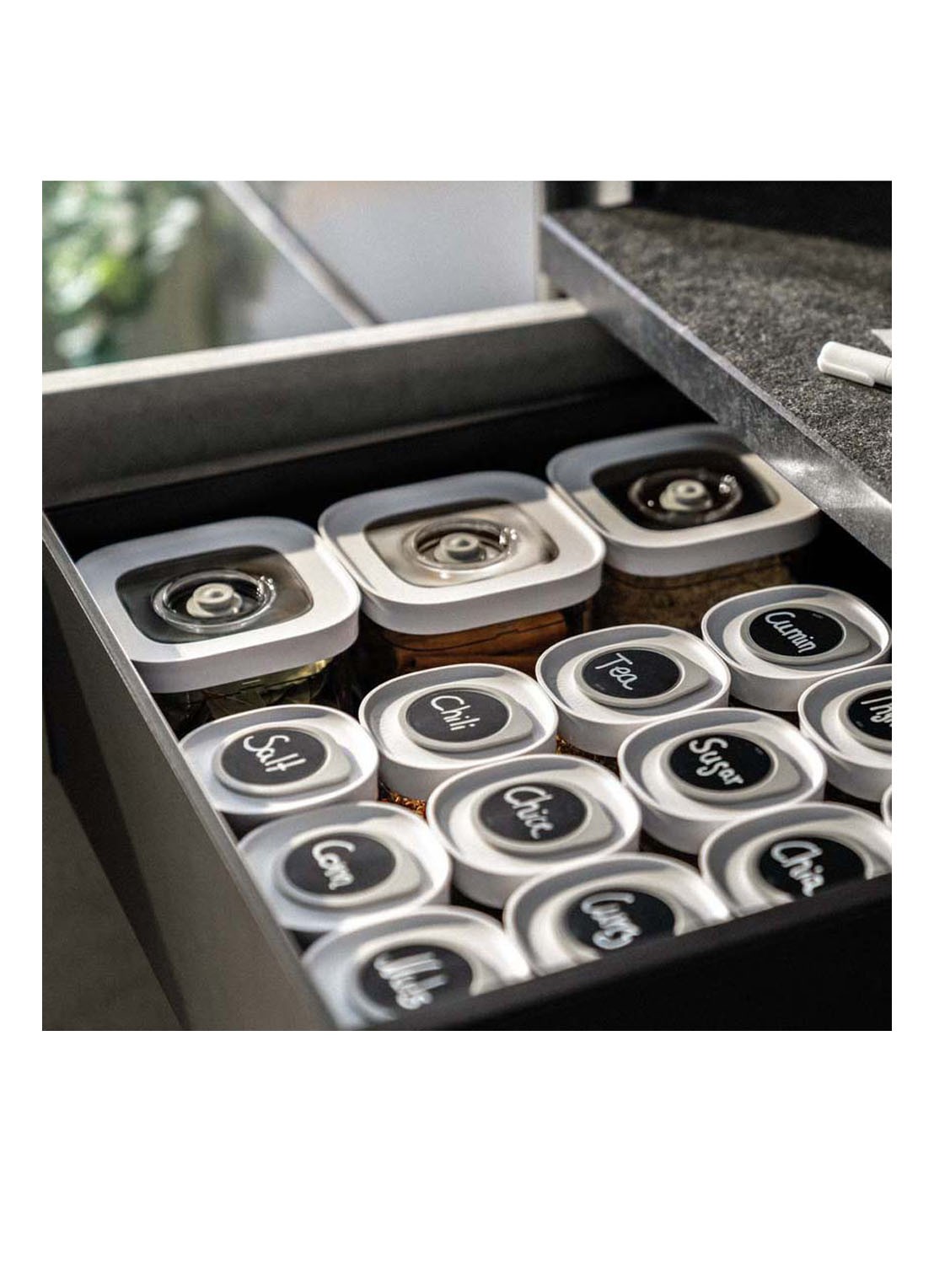 Zwilling Fresh & Save Cube Kruidenset 120 ml set van 3 - voorkant 2 transparant