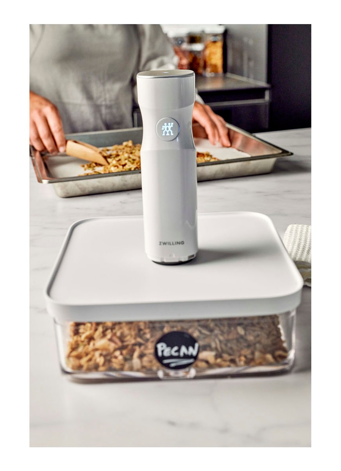 Zwilling Fresh & Save Cube L Bewaardoos 1600 ml - voorkant 2 transparant