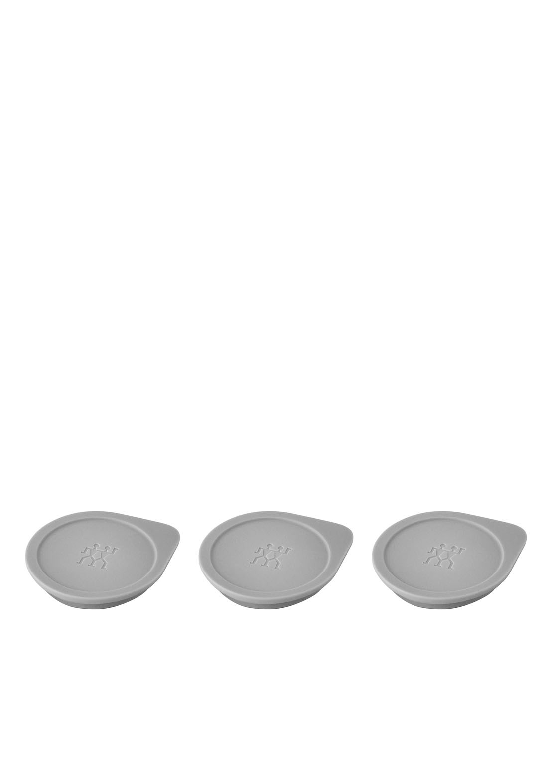 Zwilling Fresh & Save Cube labelhouder set van 3 - voorkant 5 lichtgrijs