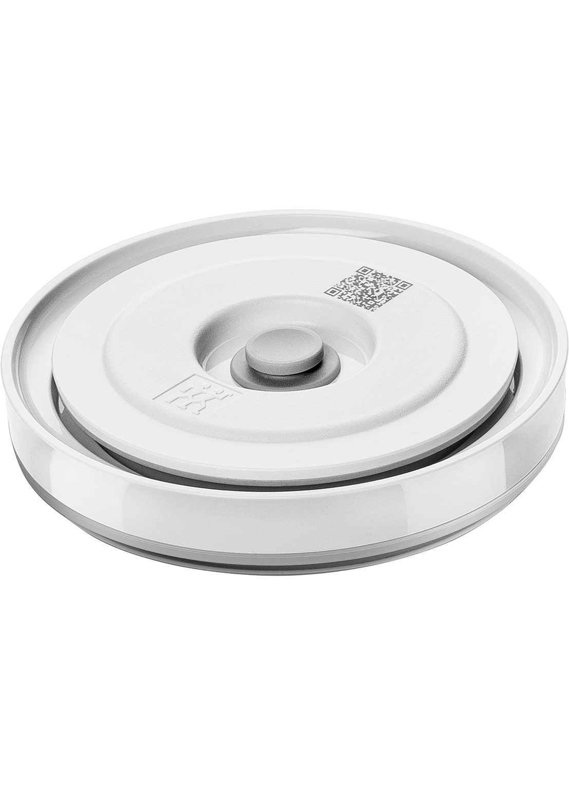 Zwilling Fresh & Save Vacuüm deksel voor vershouddoos S 12 cm - voorkant wit