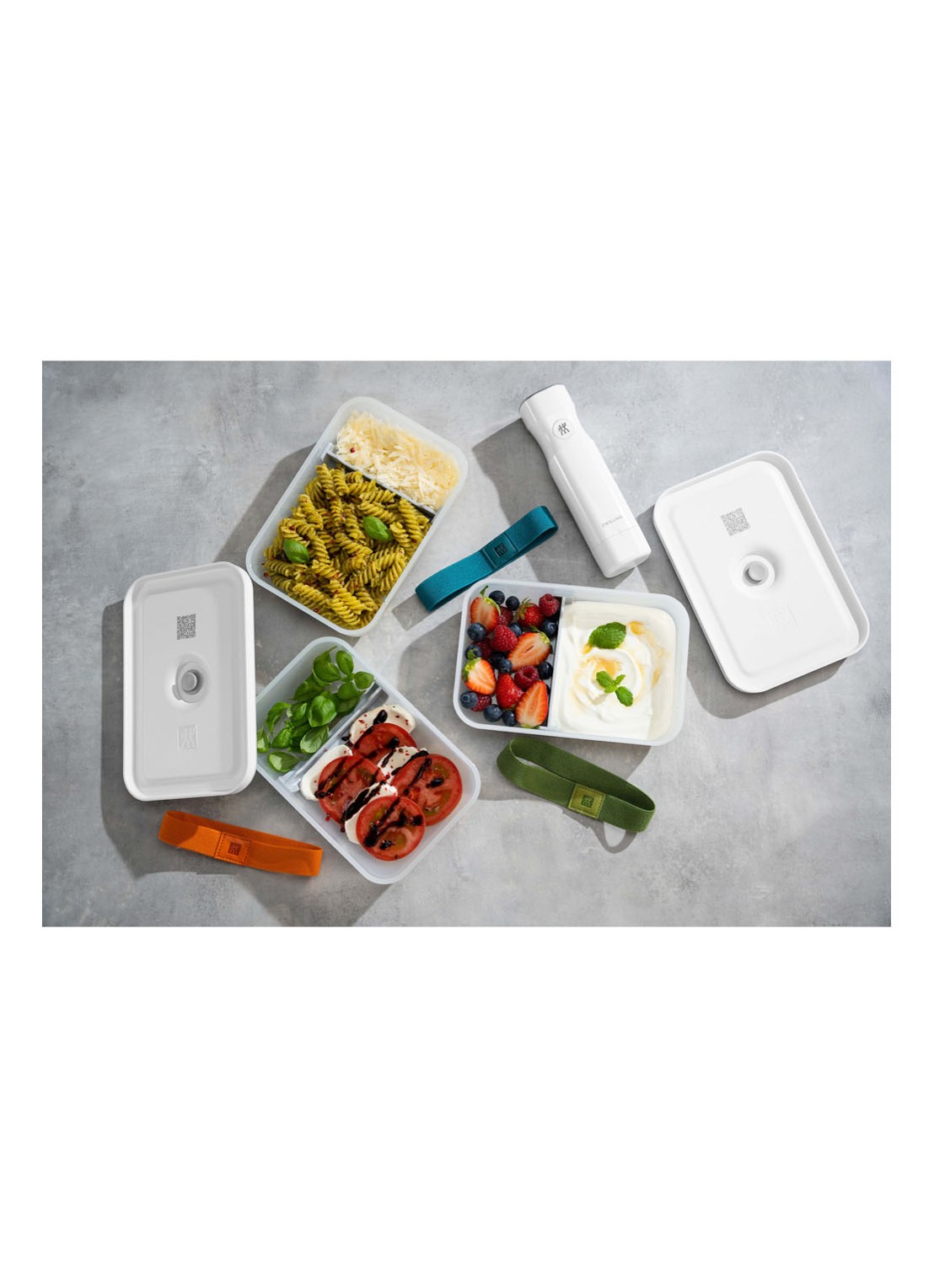 Zwilling Fresh & Save vacuüm lunchbox flat 22 x 15 x 6,5 cm - detail 5 gebroken wit