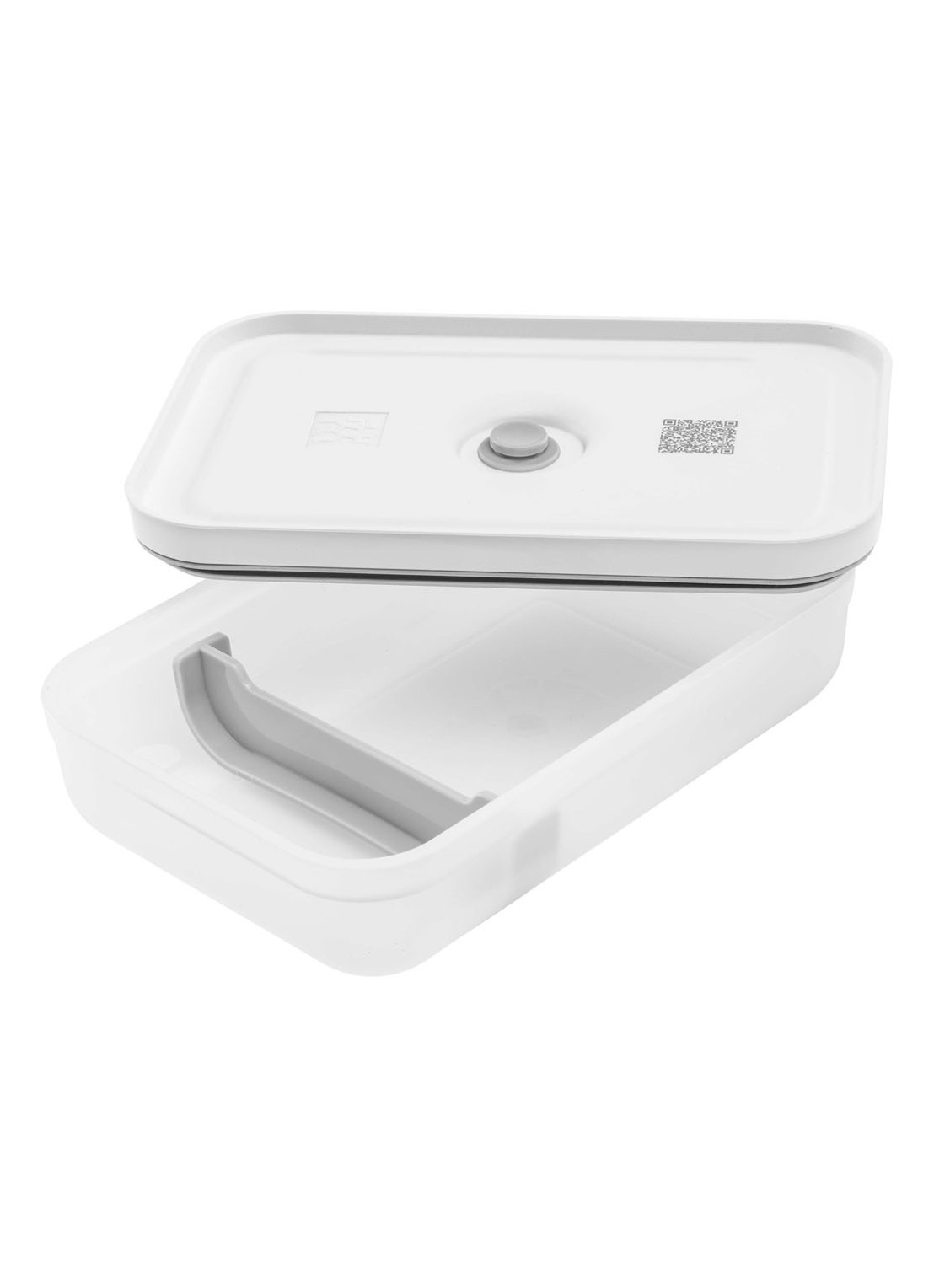 Zwilling Fresh & Save vacuüm lunchbox set van 3 - voorkant 2 gebroken wit