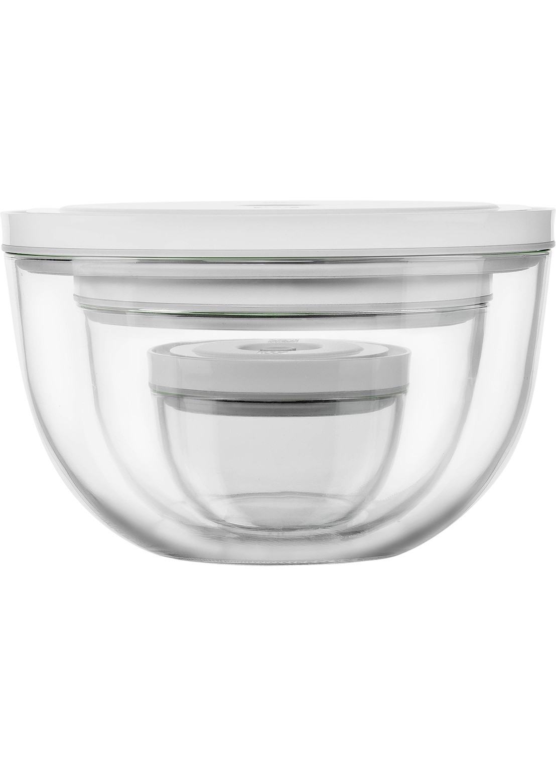 Zwilling Fresh & Save Vacuüm vershouddoos set van 3 - voorkant 3 transparant
